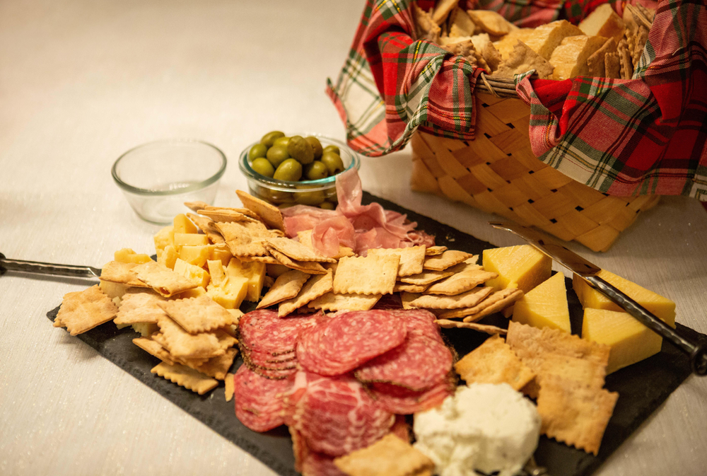 charcuterie board, holiday mini client offerings