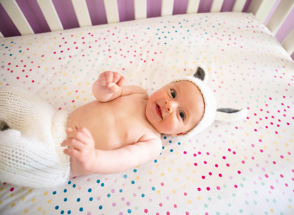 baby photography, cute baby in her crib, San Jose baby photography